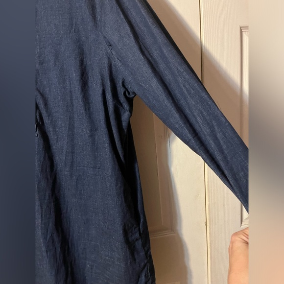 Universal Standard Denim Shirt Dress. Oversized Size Small - Picture 5 of 11